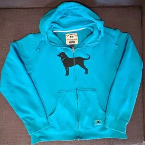 The Black Dog Ladies Classic Zip Up Hoodie - XL
